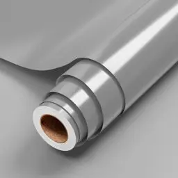 Produktbild: JAVIGA Vinylfolie Plotter Grau Plotterfolie Vinyl Rolle 30.5 x 183cm für Cricut, Wasserdichte Glänzende Selbstklebende Folie für DIY-Aufkleber, Dekoration, Geburtstag