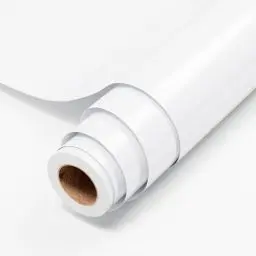 Produktbild: JAVIGA Vinylfolie Plotter Weiß Plotterfolie Vinyl Rolle 30.5 x 183cm für Cricut, Wasserdichte Glänzende Selbstklebende Folie für DIY-Aufkleber, Dekoration, Geburtstag