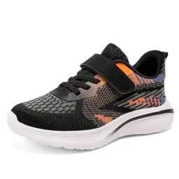 Produktbild: Jawixu Hallenschuhe Für Jungen Turnschuhe Für Jungen Turnschuhe Mädchen Hallenschuhe Kinder Sportschuhe Kinderschuhe Sneaker Tennisschuhe Freizeitschuhe Outdoor Laufschuhe Schwarz 34EU