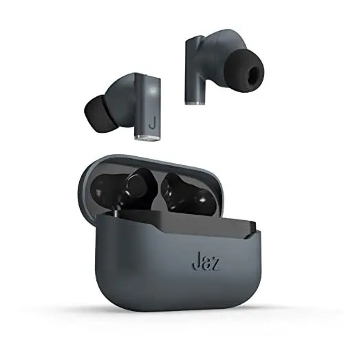Produktbild: JAZ SBS ROOKI Drahtlose Ohrhörer für iPhone, Samsung, Xiaomi, Oppo, TWS Ohrhörer mit HD-Mikrofon und ENC-Geräuschunterdrückung, inklusive Ladestation, USB-C-Kabel und Ohrstöpsel