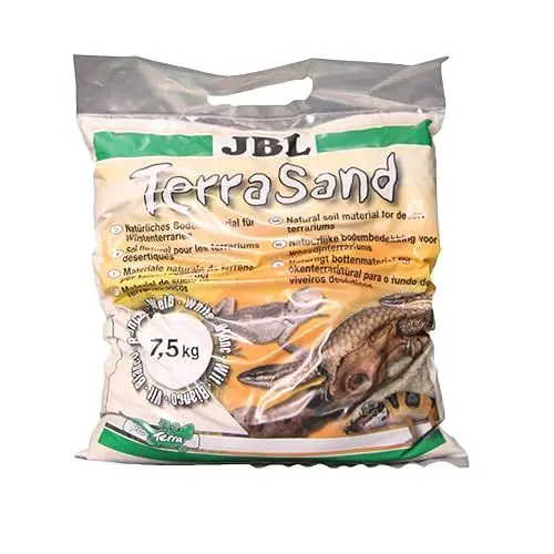 Produktbild: JBL 71019 Bodengrund für Wüstenterrarien Weißer sand TerraSand, 7,5 kg