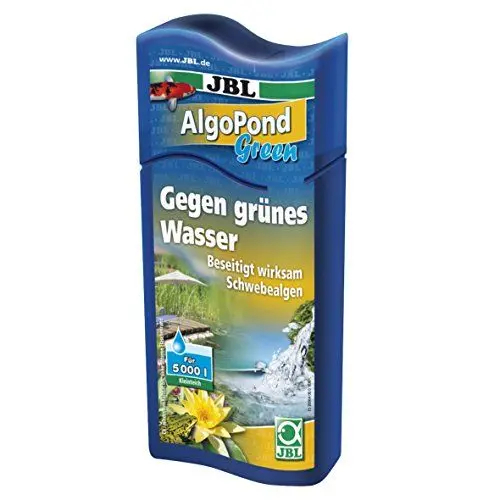 Produktbild: JBL AlgoPond Green 26064 Wasseraufbereiter zur Bekämpfung von Schwebealgen im Gartenteich, 250 ml