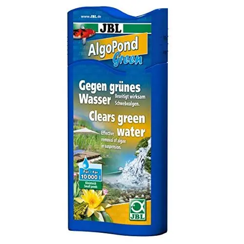 Produktbild: JBL Algo Pond Green 26065 Wasseraufbereiter gegen Schwebealgen im Gartenteich, 500 ml