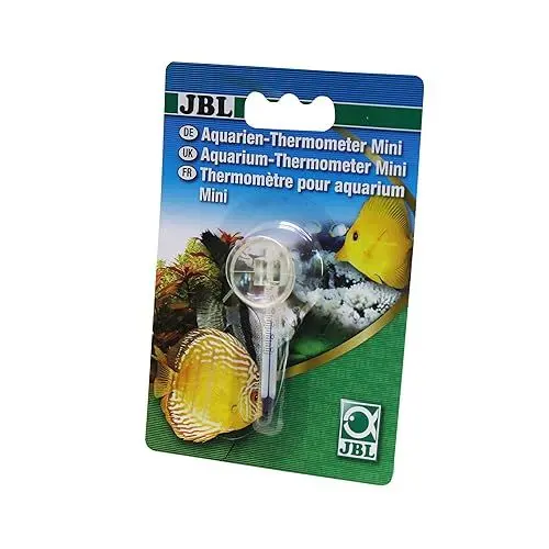 Produktbild: JBL Aquarium Thermometer Mini 6121600, Kleines Aquarienthermometer, 0 - 50 °C