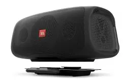 Produktbild: JBL BASSPRO Go Plus mit Heimladegerät - 2 in 1: Aktiv Subwoofer Auto und 200 Watt Bluetooth Lautsprecher Box Einsetzbar im Auto & zu Hause, Black