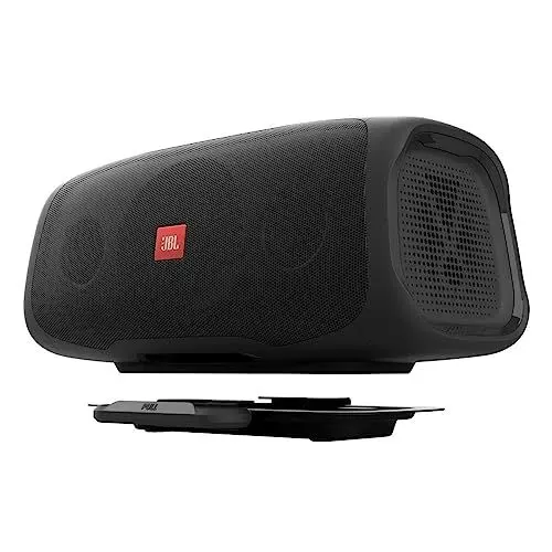 Produktbild: JBL BASSPRO Go - 2 in 1: Aktiv Subwoofer Auto und 200 Watt Bluetooth Party Lautsprecher in einem - Einsetzbar im Auto & daneben, Black