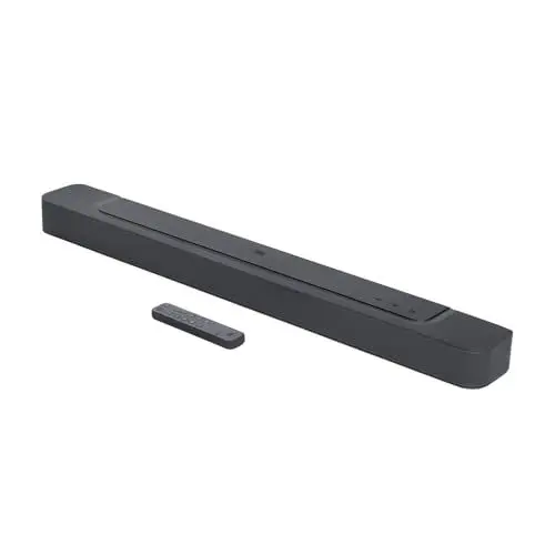 Produktbild: JBL Bar 300 – Kompakte All-In-One-Soundbar für Heimkino Sound-System – Kompaktes Design mit authentischem 3D-Surround Sound – Schwarz
