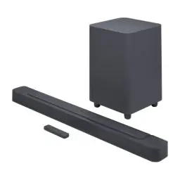 Produktbild: JBL Bar 500 – Kompakte 5.1-Kanal-Soundbar für Heimkino Sound-System – Kabelloser Bluetooth-Lautsprecher mit Subwoofer und Dolby Atmos Surround Sound – Schwarz