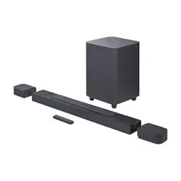 Produktbild: JBL Bar 800 – 5.1.2-Kanal Soundbar für das Heimkino Soundsystem – Mit abnehmbaren Surround-Lautsprechern und Dolby Atmos Surround Sound – Schwarz