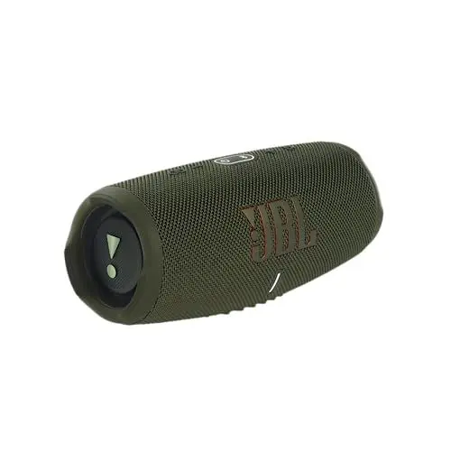 Produktbild: JBL Charge 5 Bluetooth-Lautsprecher - Khaki – Wasserfeste, portable Boombox mit integrierter Powerbank – Eine Akku-Ladung für bis zu 20 Stunden kabellosen Musikgenuss