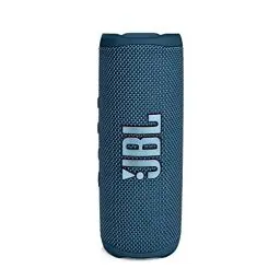 Produktbild: JBL Flip 6 Bluetooth Box in Blau – Wasserdichter, tragbarer Lautsprecher mit 2-Wege-Lautsprechersystem für kraftvollen Sound – Bis zu 12 Stunden kabellos Musik abspielen