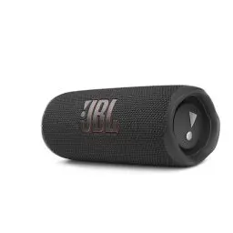 Produktbild: JBL Flip 6 Bluetooth Box in Schwarz – Wasserdichter, tragbarer Lautsprecher mit 2-Wege-Lautsprechersystem für kraftvollen Sound – Bis zu 12 Stunden kabellos Musik abspielen