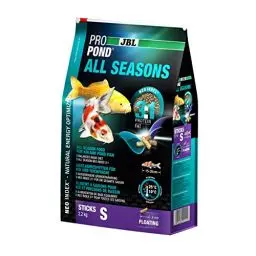 Produktbild: JBL Ganzjahresfutter für Koi, Schwimmende Futtersticks, Saisonfutter, ProPond All Seasons, Größe S, 2,2 kg