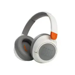 Produktbild: JBL JR 460 NC – Over-Ear Kopfhörer mit Noise-Cancelling für Kinder - Weiß – Mit JBL Safe Sound für sicheren Hörspaß – Bis zu 30 Stunden Musikwiedergabe