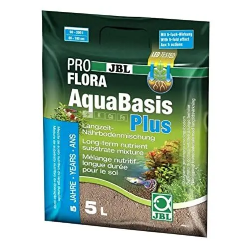 Produktbild: JBL Langzeit-Bodenmischung für Süßwasser Aquarien, AquaBasis Plus, 5000 ml