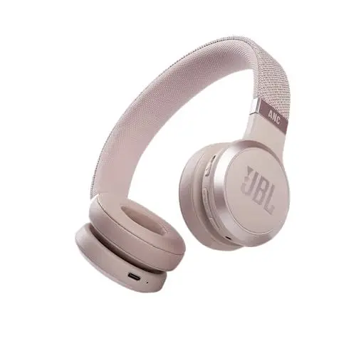 Produktbild: JBL Live 460 NC kabelloser On-Ear Bluetooth-Kopfhörer in Rosa – Mit Noise-Cancelling und Sprachassistent – Für bis zu 50 Stunden Musikgenuss