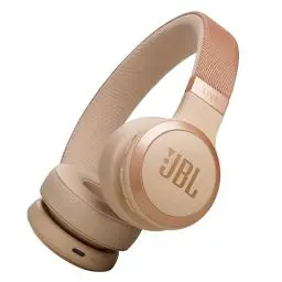 Produktbild: JBL Live 670 NC – Bluetooth On-Ear-Kopfhörer mit adaptivem Noise-Cancelling – Kabellose Ohrhörer Signature Sound und Sprachassistent – Langer Musikgenuss für bis zu 65 Stunden – Sandstein