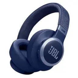 Produktbild: JBL Live 770 NC – Bluetooth Over-Ear-Kopfhörer mit adaptivem Noise-Cancelling – Kabellose Ohrhörer mit JBL Signature Sound und Sprachassistent – Langer Musikgenuss für bis zu 65 Stunden – In Blau