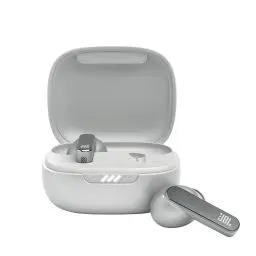 Produktbild: JBL Live Pro 2 TWS – Wasserdichte, True-Wireless In-Ear-Kopfhörer mit Noise-Cancelling in Silber – Mit bis zu 40 h Musikwiedergabe