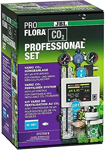 Produktbild: JBL PROFLORA CO2 PROFESSIONAL SET V, CO2-Düngeanlagen-Komplettset für 40-600 l, Mit automatischer CO2- und pH-Steuerung und umfangreichem Zubehör, Ohne CO2-Flasche