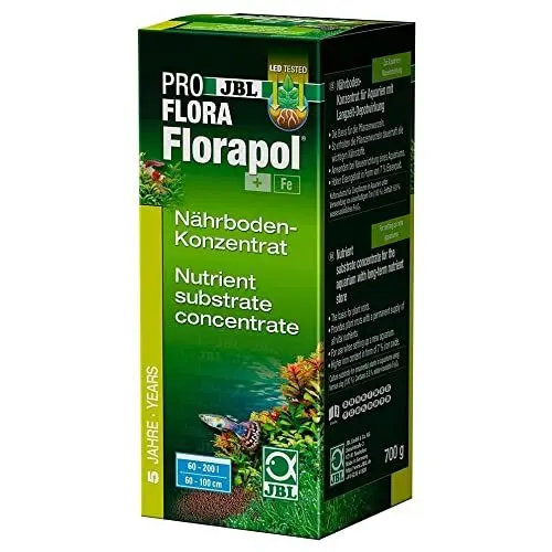 Produktbild: JBL PROFLORA Florapol 2012300 Langzeit-Bodendünger für Süßwasser Aquarien, 700 g