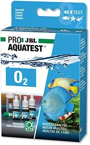 Produktbild: JBL ProAquaTest O2, Wassertest-Set, Sauerstoff, Für Süß-/Meerwasser-Aquarien und Teiche