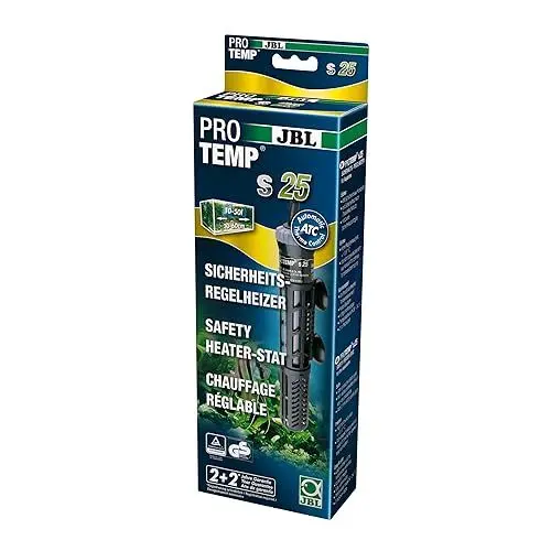 Produktbild: JBL ProTemp s25 Regelheizer für Süß- und Meerwasser-Aquarien, für 10 - 50 l