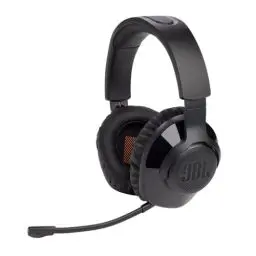 Produktbild: JBL Quantum 350 Over-Ear Gaming Headset – Wireless 2.4 GHz und USB-C-Anschluss – Mit abnehmbarem Boom Mic und QuantumSurround Sound – Schwarz