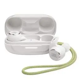 Produktbild: JBL Reflect Aero In-Ear Ohrhörer – True Adaptive Noise Cancelling Technologie – Wasserdichtes Design – 8 Stunden Akkulaufzeit – Weiß