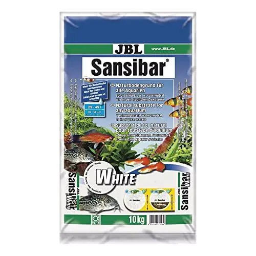 Produktbild: JBL Sansibar White 67056, Bodengrund Weiß für Süßwasser-Aquarien, 10 kg