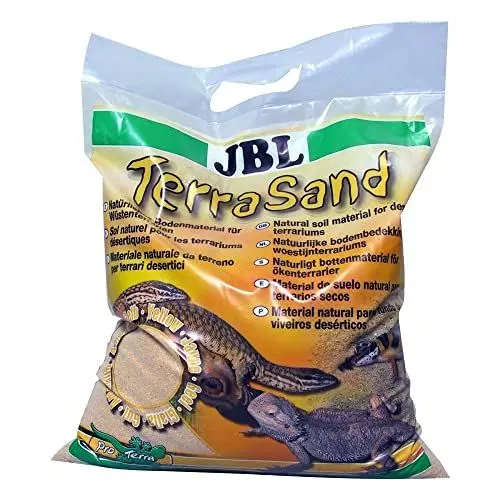 Produktbild: JBL TerraSand 71018 Bodengrund für Wüstenterrarien, Gelber sand, 7,5 kg, 7.5 kg (1er Pack)