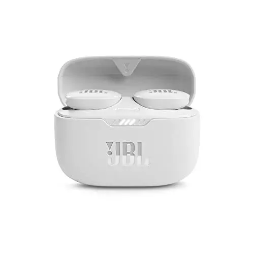 Produktbild: JBL Tune 130 NC TWS – Wasserfeste, True-Wireless In-Ear-Kopfhörer mit Noise-Cancelling - Weiß – Mit bis zu 40 Stunden Musikwiedergabe