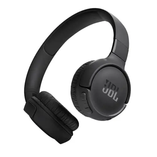 Produktbild: JBL Tune 520 BT Wireless On-Ear Kopfhörer – Mit JBL Pure Bass Sound, Bluetooth und leichtem, faltbarem Design – Bis zu 57 Stunden Musikwiedergabe – Schwarz