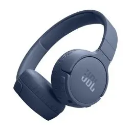 Produktbild: JBL Tune 670 NC – Kabellose On-Ear-Kopfhörer mit adaptivem Noise-Cancelling und faltbarem Design – Bis zu 44 Stunden Akkulaufzeit mit Schnellladefunktion – Blau