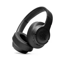 Produktbild: JBL Tune 710 BT – Faltbare Bluetooth Over-Ear Kopfhörer - Schwarz – Kabellose Ohrhörer mit JBL Pure Bass Sound – Langer Musikgenuss von bis zu 50 Stunden
