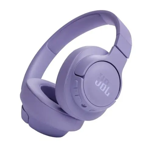 Produktbild: JBL Tune 720 BT Wireless Over-Ear-Kopfhörer – Mit JBL Pure Bass Sound, Bluetooth und leichtem, faltbarem Design – Bis zu 76 Stunden Musikwiedergabe – Lila