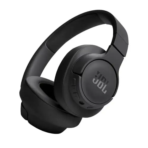 Produktbild: JBL Tune 720 BT Wireless Over-Ear-Kopfhörer – Mit JBL Pure Bass Sound, Bluetooth und leichtem, faltbarem Design – Bis zu 76 Stunden Musikwiedergabe – Schwarz