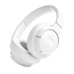 Produktbild: JBL Tune 720 BT Wireless Over-Ear-Kopfhörer – Mit JBL Pure Bass Sound, Bluetooth und leichtem, faltbarem Design – Bis zu 76 Stunden Musikwiedergabe – Weiß