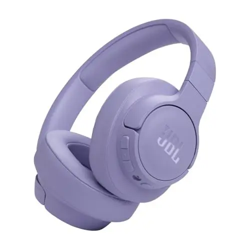 Produktbild: JBL Tune 770 NC – Kabellose Over-Ear-Kopfhörer mit adaptivem Noise-Cancelling und faltbarem Design – Bis zu 70 Stunden Akkulaufzeit mit Schnellladefunktion – Blau