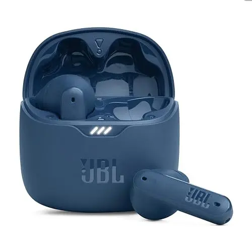 Produktbild: JBL Tune Flex TWS – Wasserdichte, True-Wireless In-Ear-Kopfhörer mit Noise-Cancelling in Blau – Mit bis zu 32 h Musikwiedergabe