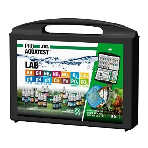 Produktbild: JBL Wassertest-Koffer, Mit 14 Tests und Zubehör, Für Süßwasser-Aquarien und Leitungswasser, ProAquaTest Lab