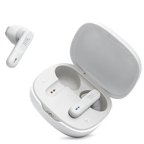 Produktbild: JBL Wave Flex – Kabellose In-Ear Ohrhörer mit IP54- und IPX2-Wasserdichtigkeit – TalkThru- und AmbientAware-Technologie – 32 Stunden Akkulaufzeit – In Weiß