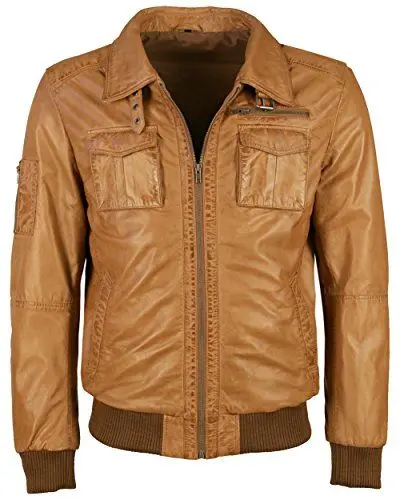 Produktbild: JCC Lederblouson Karlstad Cognac L