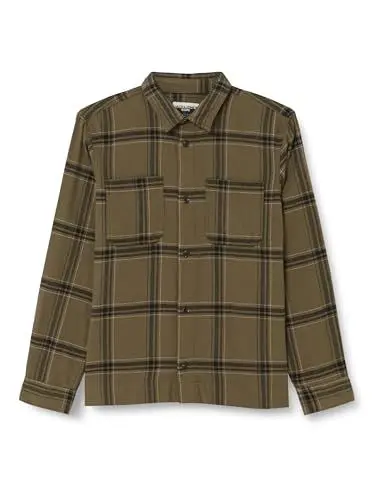 Produktbild: JACK & JONES Herren Jcospace Logan Flannel Overshirt Ls Freizeithemd 12241933 ,Black/Checks:checks ,M