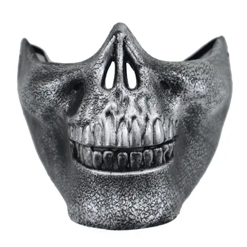 Produktbild: JCSTEU Halloween Masken, Rollenspiel Totenkopfmasken Gruselige Schreckensmasken