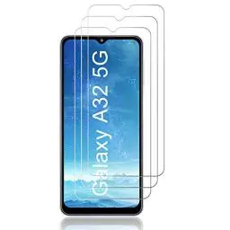 Produktbild: J&D Displayschutz Kompatibel für Samsung Galaxy A32 5G/Galaxy A13 5G/Galaxy A33 5G Gehärtetes Glas Schutzfolie, 3-Pack Vorgespanntes Glas Nicht Ganze Displayschutzfolie Deckung Glas für Galaxy A32 5G