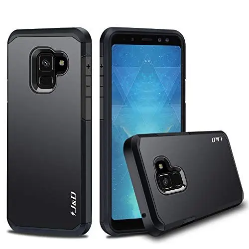Produktbild: J&D Kompatibel für Galaxy A8 2018 Hülle, (ArmorBox) (Doppelschicht) (Heavy-Duty-Schutz) Hybrid Stoßfest Schutzhülle für Samsung Galaxy A8 (Release in 2018) - (Nicht kompatibel mit A8 Plus 2018)