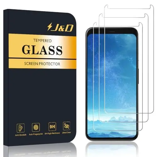 Produktbild: J&D Kompatibel für Google Pixel 4 Gehärtetes Glas Schutzfolie, 3-Pack Vorgespanntes Glas Nicht Ganze Deckung Displayschutz für Pixel 4 Gehärtetes Glas Displayschutzfolie, Nicht Für Pixel 4 XL
