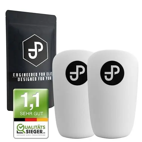 Produktbild: JDP Premium Schienbeinschoner, Individuell anpassbare Schienbeinschoner Fußball Herren, Mini Schienbeinschoner 15x10cm, Schienbeinschoner Kinder, Schienbeinschoner Damen, kleine Schienbeinschoner