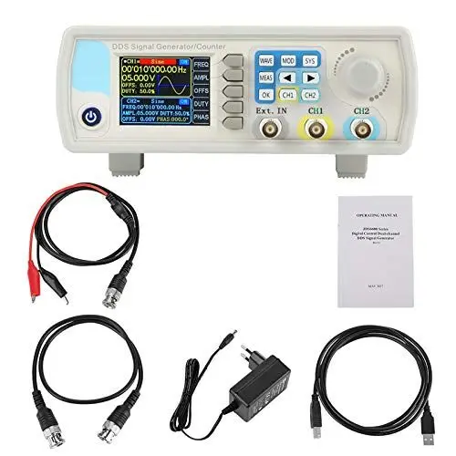 Produktbild: JDS6600 DDS-Signalgenerator ， Hochpräzisionszähler Digitalsteuerung Sinusfrequenz AC100-240V (US-Vorschriften60 Hz)(15HZ)